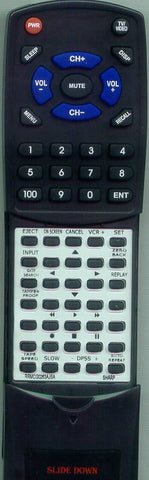 SHARP VCH9977U Replacement Remote