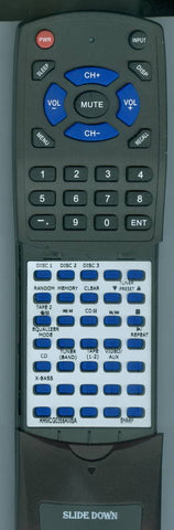 SHARP RTRRMCG0358AWSA Replacement Remote