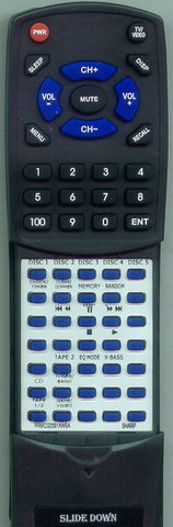 SHARP RRMCG0391AWSA Replacement Remote