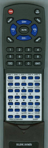 SHARP CDG10000 Replacement Remote