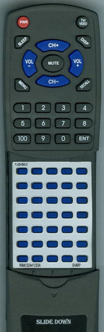 SHARP 25MC157 Replacement Remote