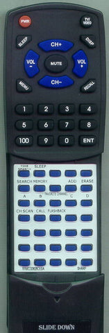 SHARP 25RV629 Replacement Remote