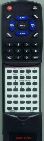 SHARP VCA220U Replacement Remote