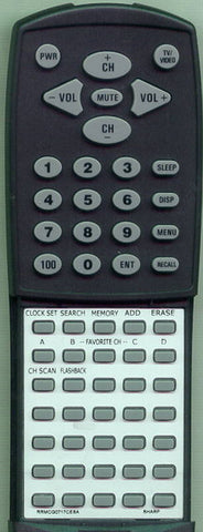 SHARP 19SB60/B Replacement Remote