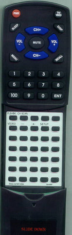 SHARP CS20120 Replacement Remote