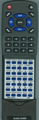 SHARP RRMCG1144GESA Replacement Remote