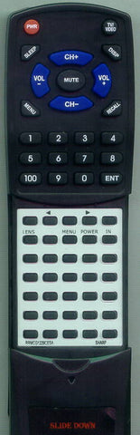 SHARP RRMCG1229CESA Replacement Remote