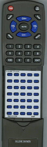 SHARP G1231CESA Replacement Remote
