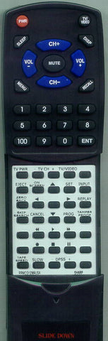 SHARP RTRRMCG1236AJSA Replacement Remote