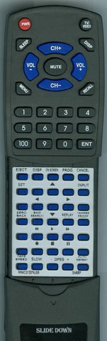 SHARP VCA582UA Replacement Remote