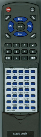 SHARP RRMCG1636CESA Replacement Remote