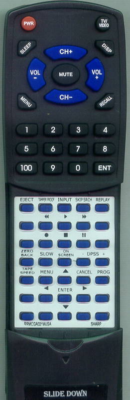 SHARP GA021WJ Replacement Remote Control - Thumbnail 2