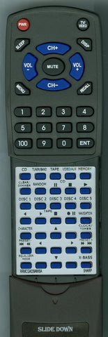 SHARP XLMP150 Replacement Remote