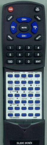 SHARP RTRRMCGA042AWSA Replacement Remote