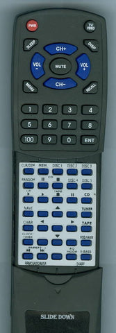 SHARP RRMCGA052AWSA Replacement Remote