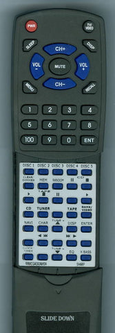 SHARP RRMCGA090AWSA Replacement Remote