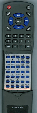 SHARP RRMCGA204AWSA Replacement Remote