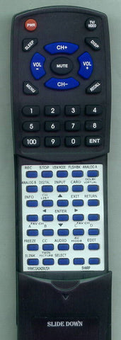 SHARP GA242WJSA Replacement Remote