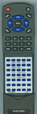 SHARP RRMCGA326AWSA Replacement Remote
