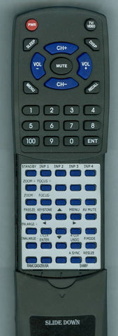SHARP PGMB60X Replacement Remote