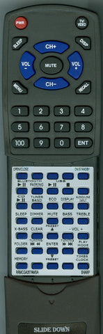 SHARP XL-HF102B Replacement Remote