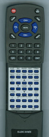 SHARP GA384WJSA Replacement Remote