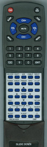 SHARP LC32D4U Replacement Remote