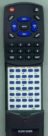 SHARP RRMCGA416WJSA Replacement Remote