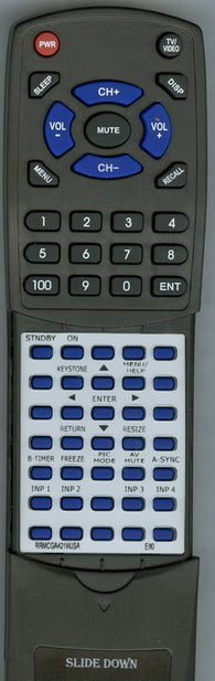 EIKI EIP2500 Replacement Remote