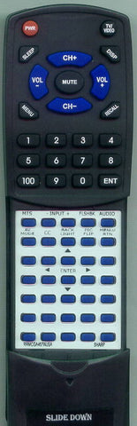 SHARP LC20AV6U Replacement Remote