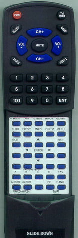 SHARP LC57D90U Replacement Remote