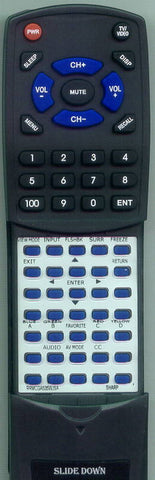 SHARP LC52D82U Replacement Remote