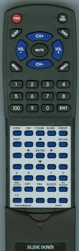 SHARP LC52D64U Replacement Remote – Remotes.net