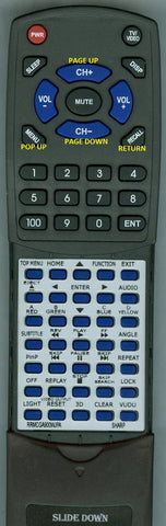 SHARPINSERT RRMCGA900WJPA Replacement Remote