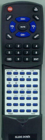 FISHER RTRRS9225 Replacement Remote