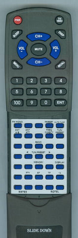 ROTEL RTRRT93 Replacement Remote