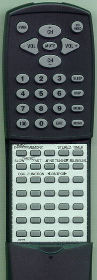 FISHER US0142XH Replacement Remote