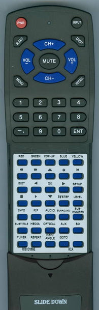 RCA RTRTB1016WE Replacement Remote