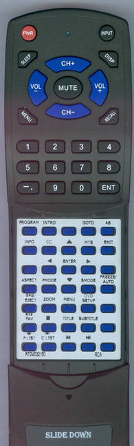 RCA DVD3215D Replacement Remote