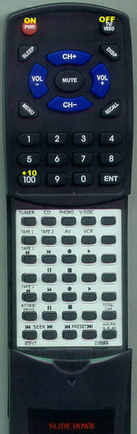 LUXMANINSERT P117 Replacement Remote