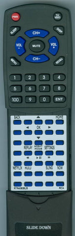 RCA RTRTR4060BUS Replacement Remote