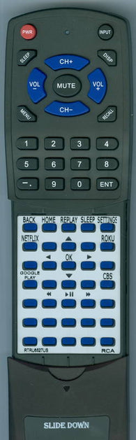 RCA RU6527US Replacement Remote