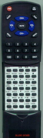 CINEVISION RTRV104000RM Replacement Remote