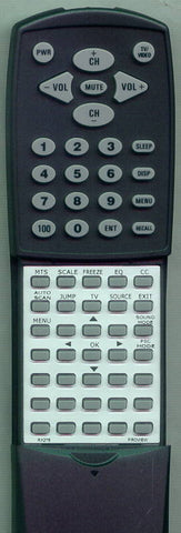 PROVIEW RX276 Replacement Remote