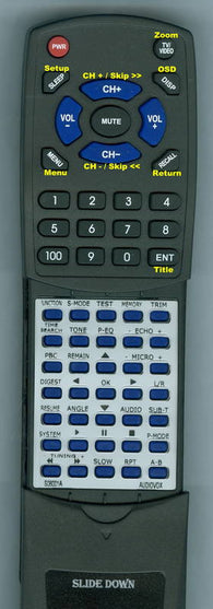 AUDIOVOXINSERT S06001A Replacement Remote