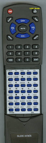 SENSINSERT S1901DVD Replacement Remote