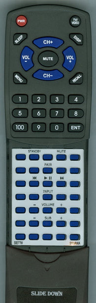 SYLVANIA SB377W Replacement Remote