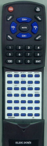 JVC SBKB-3200KR Replacement Remote
