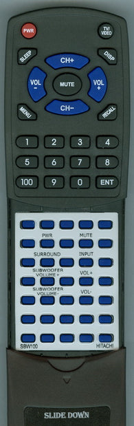 HITACHI REMOTESBW100 Replacement Remote