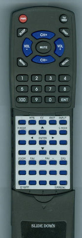 SUPERSONIC RTSC1555TFT Replacement Remote
